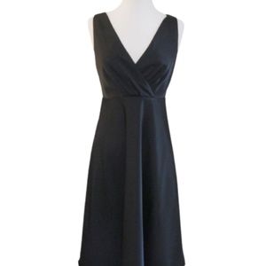 NWT JCREW Dress 4 & p4 Black Small Silk Sofia Classic Bridesmaid Formal Petite